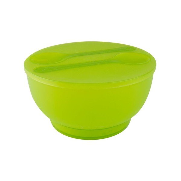 Bol pentru salată și tacâmuri PT KITCHEN Green Ball-image-1