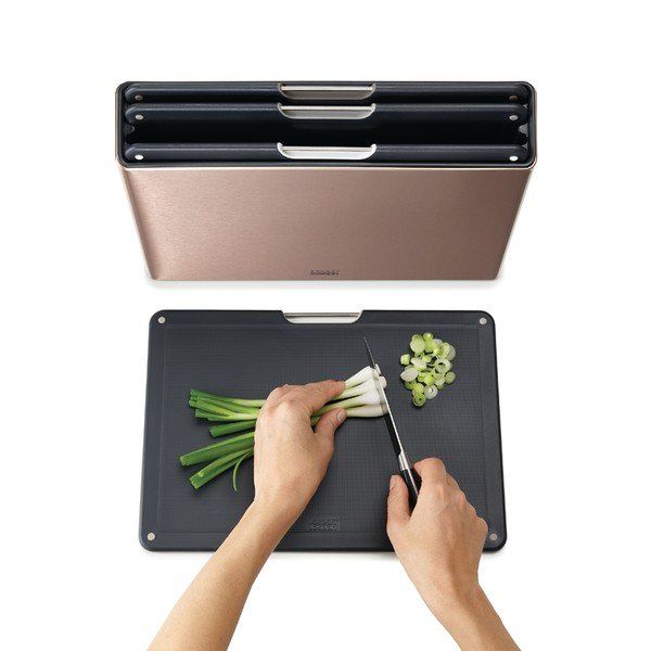  4 tocătoare cu suport 7x35,5 cm Folio - Joseph Joseph-image-4