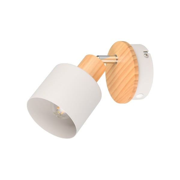 Spot alb/în culoare naturală ø 9 cm Shanti – Trio