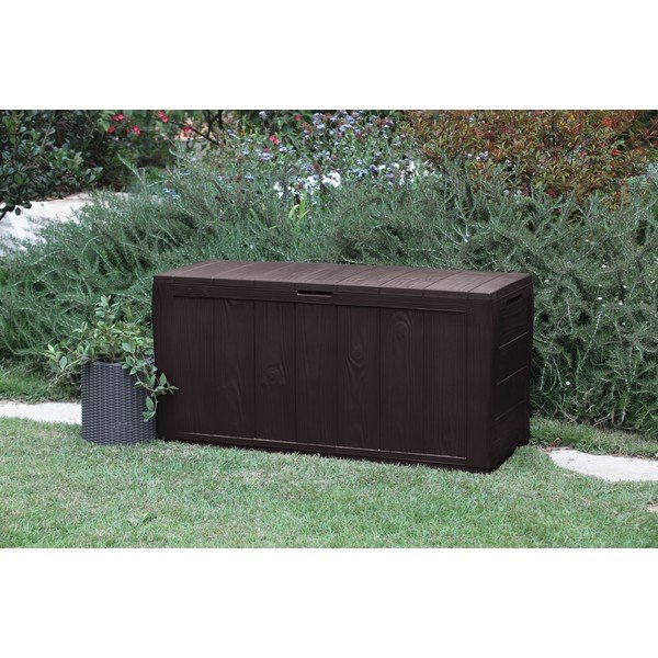 Cutie de depozitare pentru grădină maro închis din plastic Sherwood – Keter-image-3