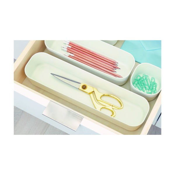 Cutie depozitare iDesign Eco, 9 x 36,5 cm, alb-image-3