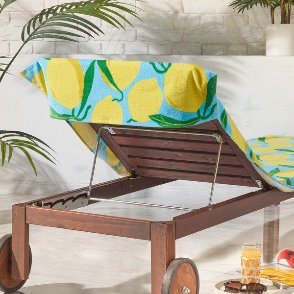 Prosop de plajă din bumbac 92x180 cm Lemons Lounger – Catherine Lansfield-image-2