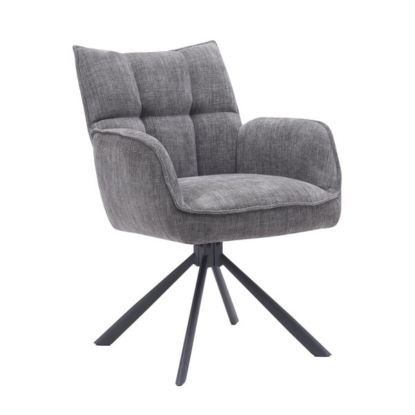 Set de scaune de sufragerie gri 2 buc. tapițat Marilla – Unique Furniture-image-3