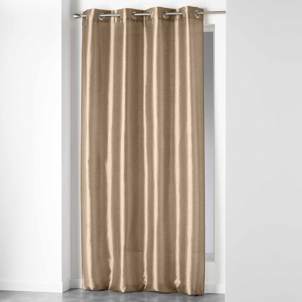 Draperie bej din satin 140x240 cm Shana – douceur d\'intérieur
