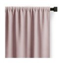 Draperie roz prăfuit dimout (semi-opacă) 140x270 cm Carli – Restilo