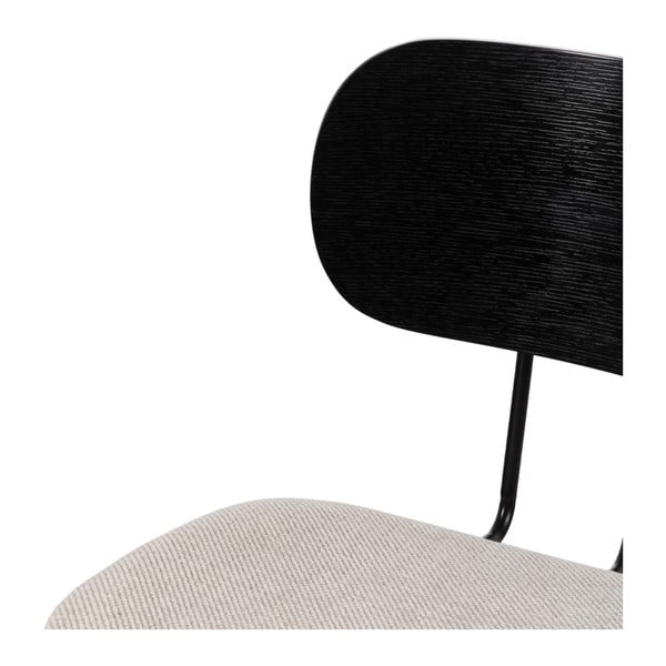 Scaune de dining albe/negre 4 buc. Cleo – Ixia-image-4