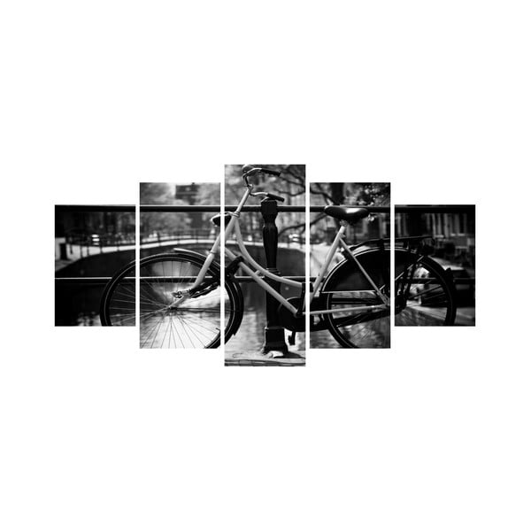 Tablou din mai multe piese Black&White nr. 58, 100x50 cm
