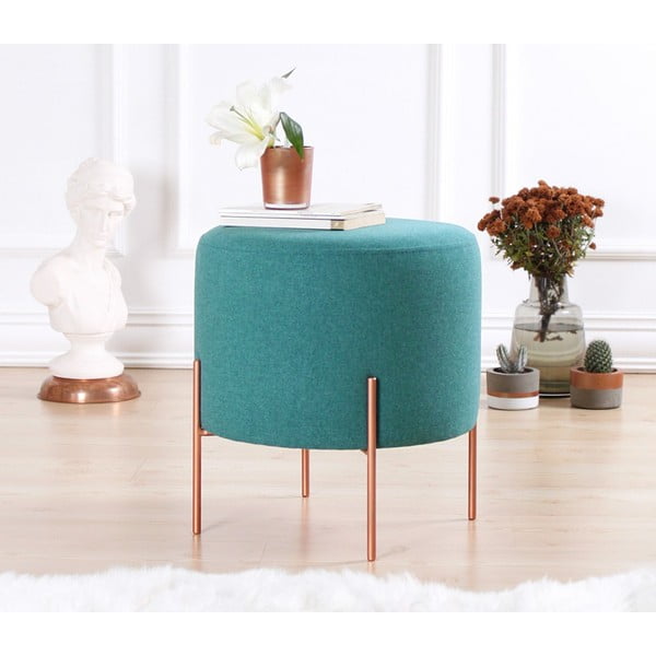 Taburet albastru Copper – Artie-image-4