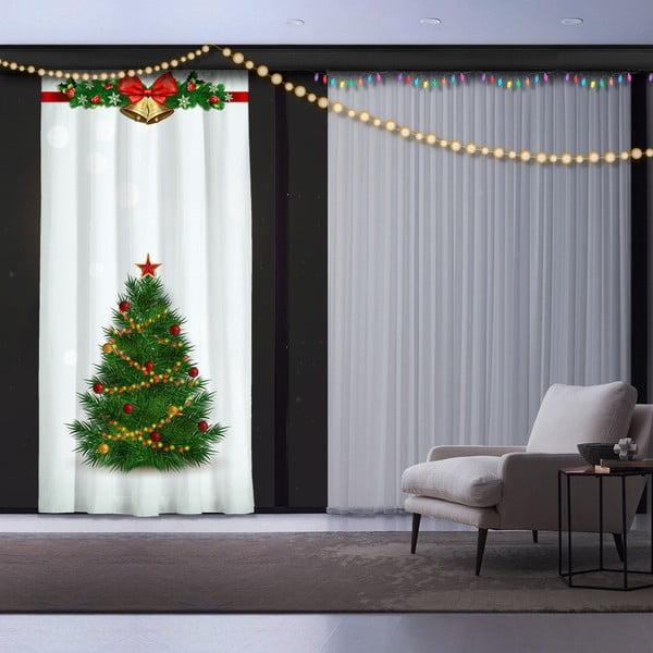 Draperie Crăciun Christmas Tree, 140 x 260 cm
