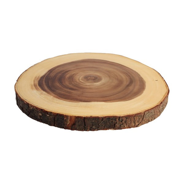 Tocător din lemn de salcâm T&G Woodware Acacia Round Board, ⌀ 31 cm