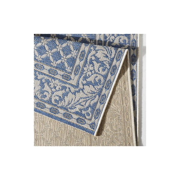 Covor adecvat pentru exterior NORTHRUGS Royal 160x230 cm, albastru - crem-image-3