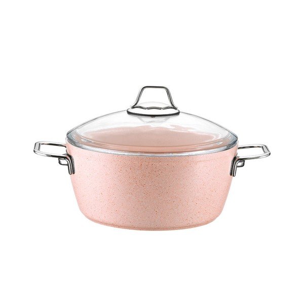 Set 3 oale și tigaie din oțel inoxidabil Kutahya Rose-image-4