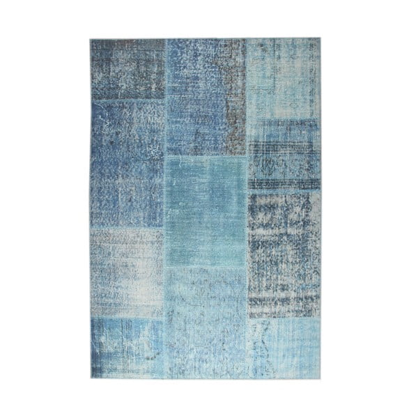Covor Eko Rugs Oina, 75 x 300 cm, albastru
