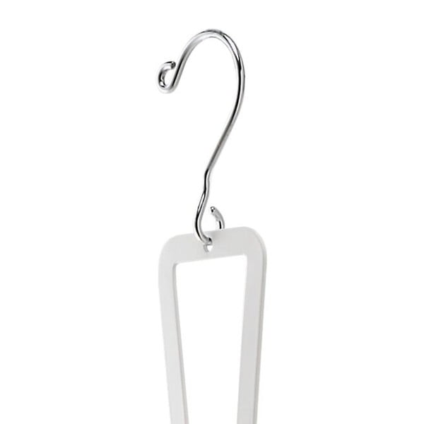 Cuier pentru genți cu 6 cârlige YAMAZAKI Kanazawa, alb-image-4