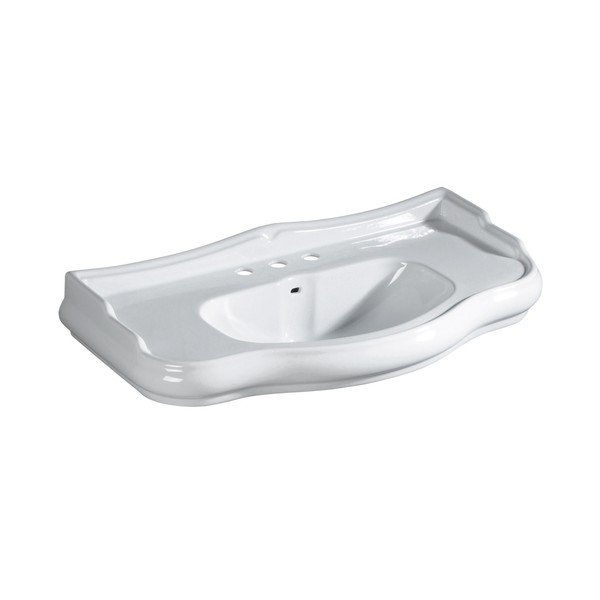 Chiuvetă albă din ceramică 100x54,5 cm Retro – Sapho