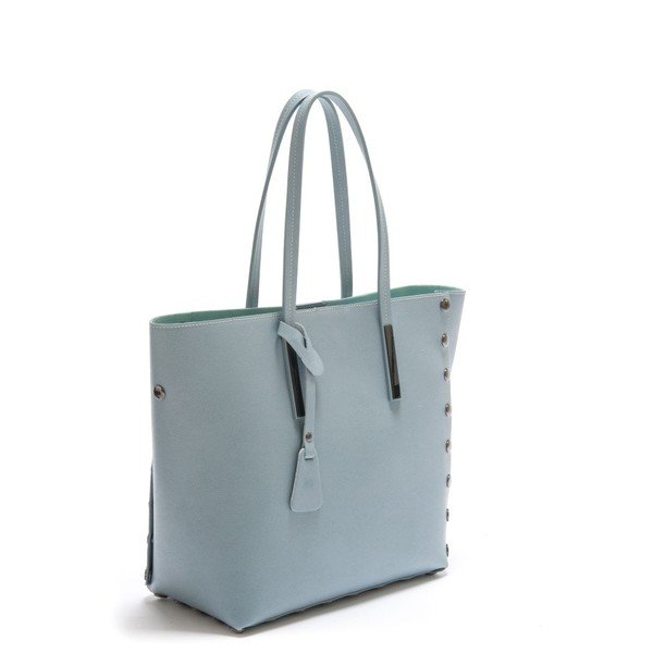 Geantă din piele Isabella Rhea Junipernus, albastră-image-2