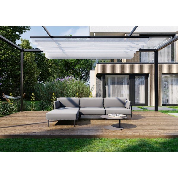 Canapea modulară de grădină gri deschis 234 cm Salve – Sit Sit-image-4