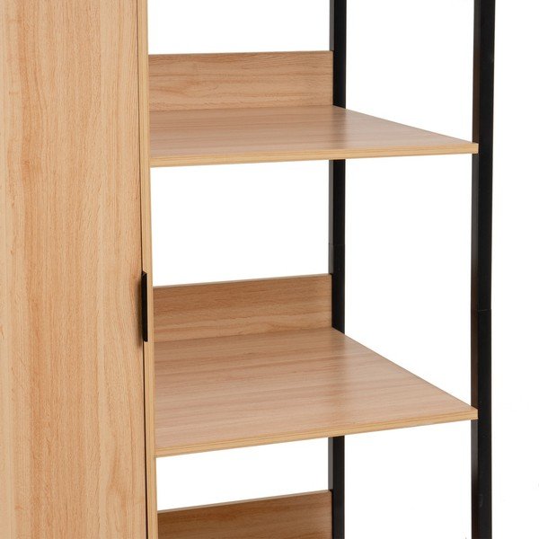 Șifonier în culoare naturală deschis 100x190x48 cm Armarios – Casa Selección-image-4