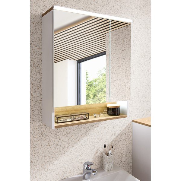 Dulap de baie alb 72x60 cm Quickset 383 – Pelipal-image-1