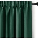 Draperie verde-închis dimout (semi-opacă) 200x270 cm Kierra – Restilo