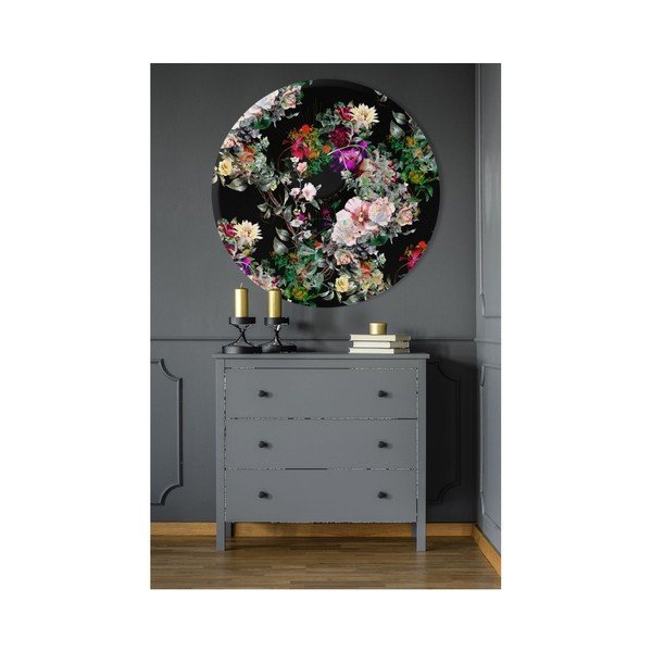 Decorațiune perete Styler Ring Floral, ø 70 cm-image-1