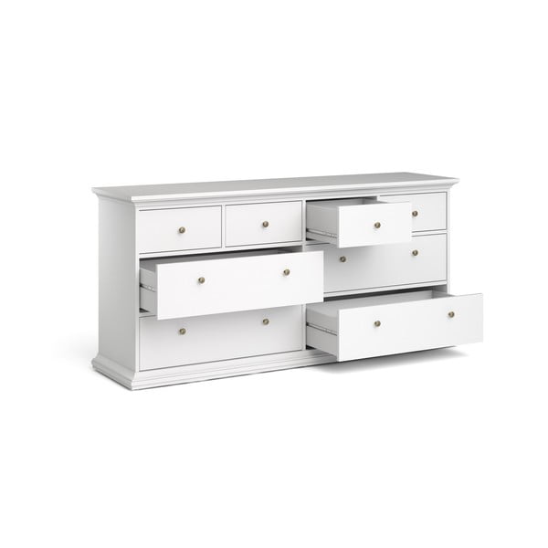 Comodă albă joasă 183x87 cm Paris – Tvilum-image-3