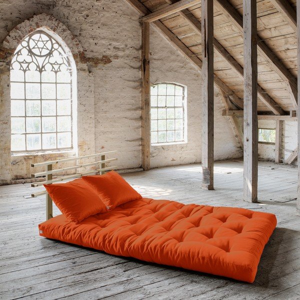 Canapea extensibilă Karup Shin Sano Natur/Orange-image-1