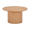 Măsuță de cafea în culoare naturală rotundă cu aspect de lemn de plop ø 80 cm Boavista – House Nordic
