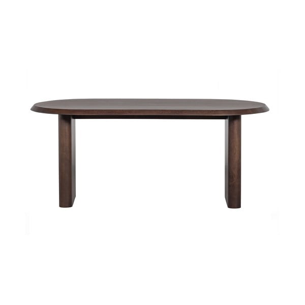 Masă de dining cu aspect de lemn de nuc 90x180 cm Ellips – vtwonen-image-1