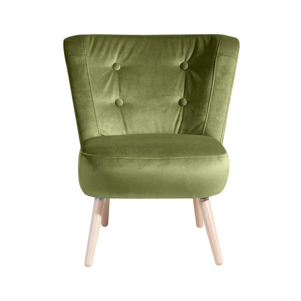 Fotoliu Max Winzer Neele Velvet, verde-image-2