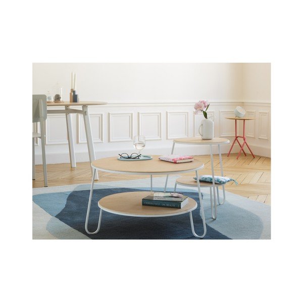 Covor din lână HARTÔ Serge, 180 x 220 cm, albastru - gri-image-2