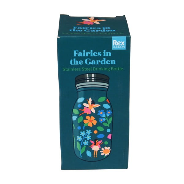 Sticlă pentru copii albastră din oțel inoxidabil 250 ml Fairies in the Garden – Rex London-image-2