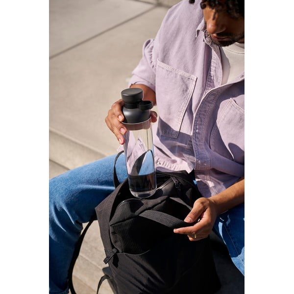 Sticlă neagră din tritan 900 ml Nordic black – Mepal-image-2