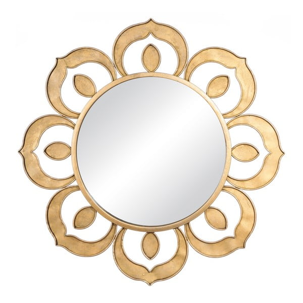 Oglindă Ixia Flor Sol Oro, 89,5 x 89,5 cm, auriu