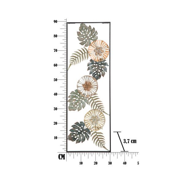 Decorațiune de perete din fier cu model din natură Mauro Ferretti Too Natura-image-4