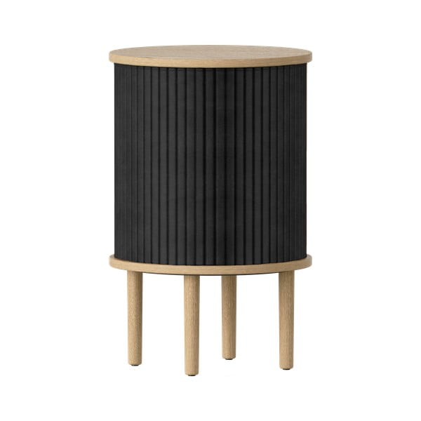 Măsuță auxiliară rotundă din lemn masiv de stejar ø 38 cm Audacious – UMAGE-image-3