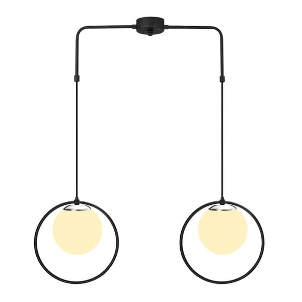 Lustră metalică Opviq lights Flovena, negru-image-1