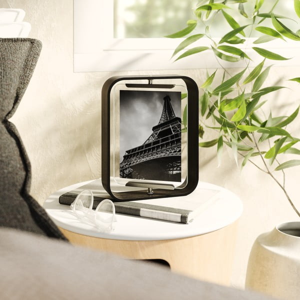 Ramă foto neagră de masă  din lemn 19x24 cm Bellwood – Umbra-image-1