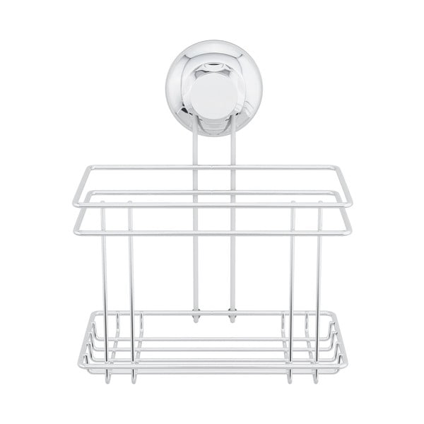 Raft pentru baie argintiu autoadeziv din metal Bestlock Bath – Compactor-image-4