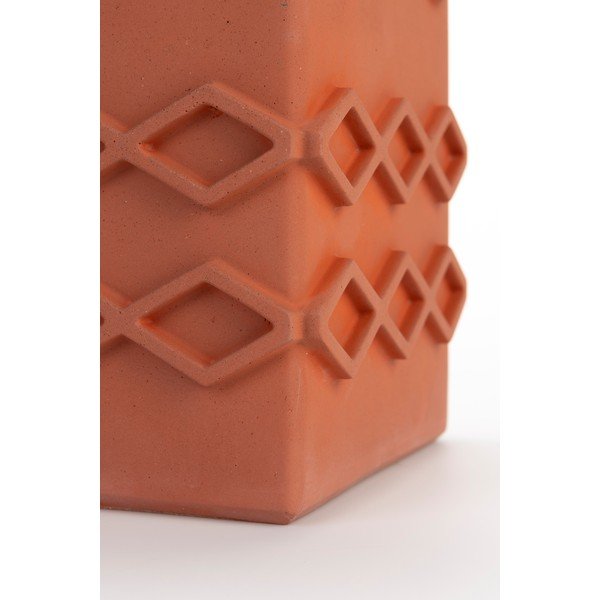 Vază portocalie din beton Graphic – Zuiver-image-4