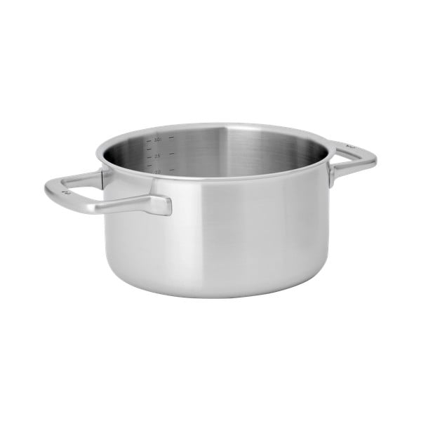 Oală cu capac din oțel inoxidabil 3 l adecvată pentru plita cu inducție Lucca 3.0 – FABINI-image-2