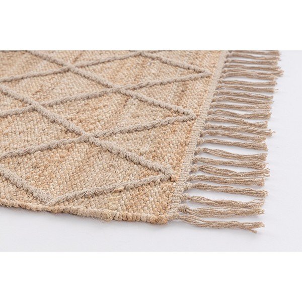 Covor în culoare naturală țesut manual din iută 60x90 cm Shaila – Yes Everyday-image-2