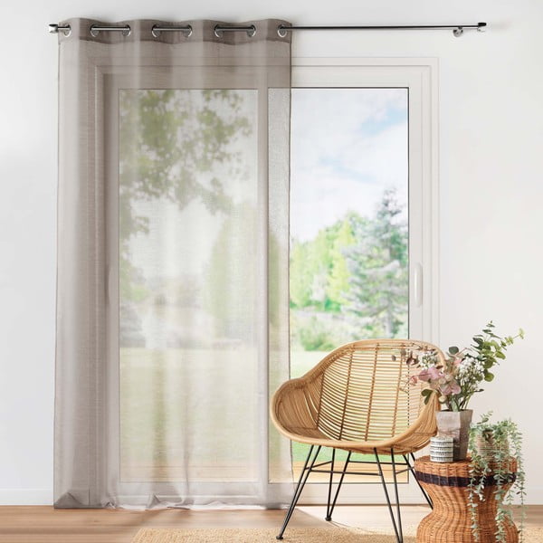 Perdea maro 140x240 cm Lissea – douceur d'intérieur-image-2