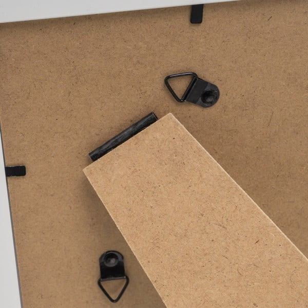 Rame maro/în culoare naturală cu picior de susținere/de agățat 3 buc. din plastic 19x24 cm – Casa Selección-image-1