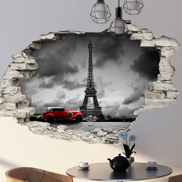 Autocolant Ambiance Ladscape Paris, 60 x 90 cm-image-1