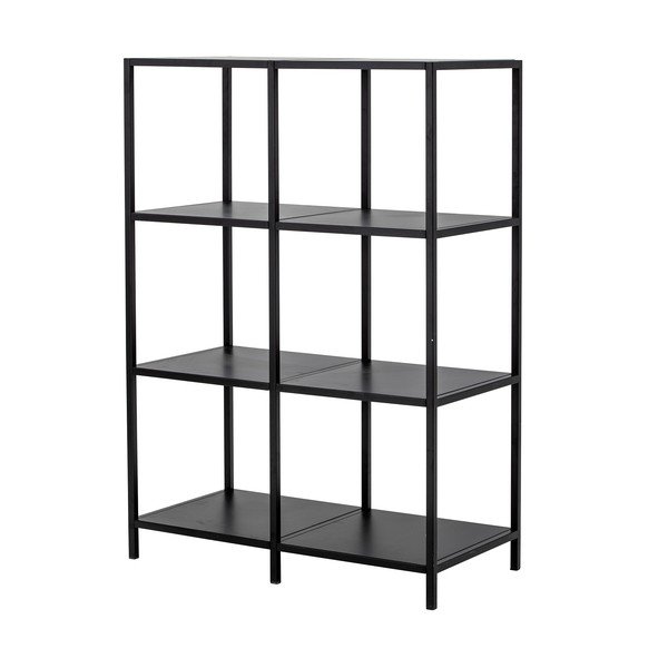 Bibliotecă neagră din metal 80x114 cm Valde – Bloomingville-image-2