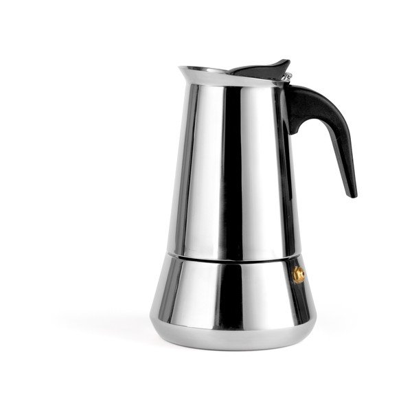 Espressor moka argintiu din oțel inoxidabil 400 ml Trevi – Leopold Vienna-image-3