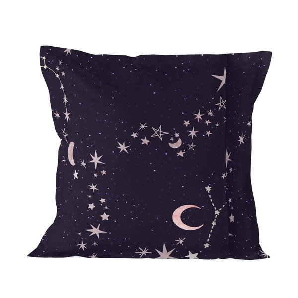 Față de pernă decorativă din bumbac Happy Friday Basic Ultraviolet, 60 x 60 cm-image-2