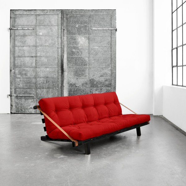 Canapea extensibilă Karup Jump Black/Red-image-2