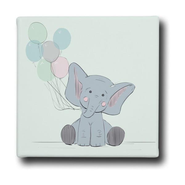 Tablou Mr. Little Fox Elephant And Balloons